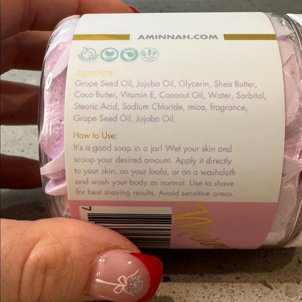 AMINNAH - Mermaid Kisses Whipped Foaming Soap - Picture 4 of 5